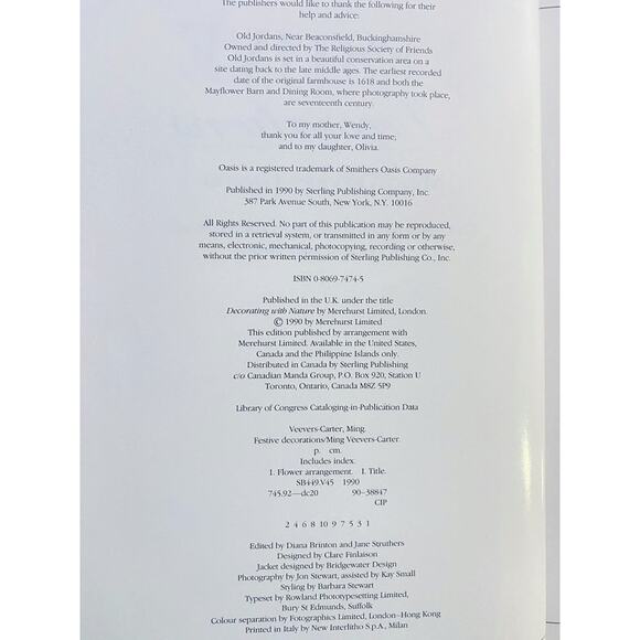 Festive Decorations Hardcover Book Ming Veevers-Carter Sterling Publishing - Picture 5 of 5